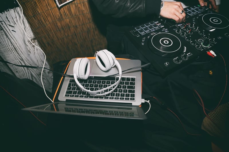 DJ at work